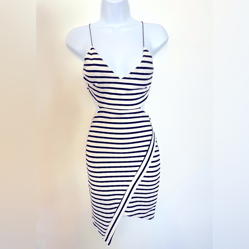 Charlotte Russe Striped Bodycon Dress